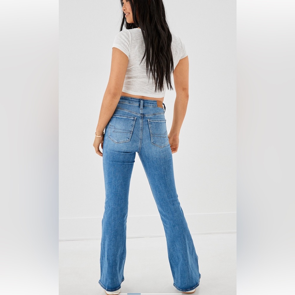 AE Next Level Curvy Super High Waisted Flare Jean